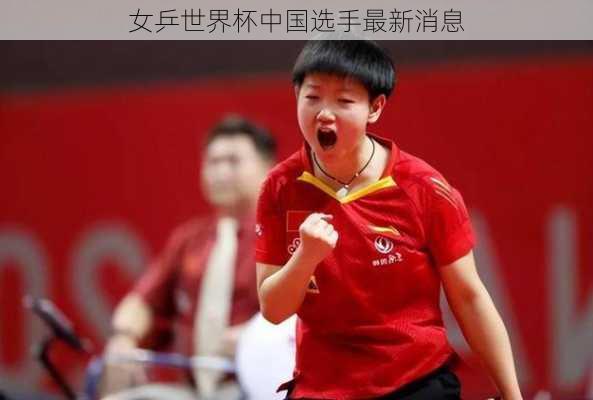 女乒世界杯中国选手最新消息